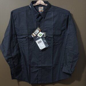 5.11 Taclite Pro L/S Charcoal Grey Men's Shirt 3XL Reg NEW WITH TAGS
